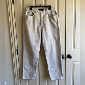 Men’s Calvin Klein Easy Fit Jeans Oyster Cream Color Size 36X 32